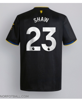 Billige Fotballdrakt Manchester United Luke Shaw #23 Replika Tredjedrakt 2025-26 Kortermet